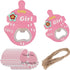 24 pcs Pink Bottle Opener Baby Shower Favor for Guest, PVC Metal Bottle Opener for Beer