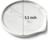 Large Ceramic Spoon Rest for Kitchen - Dishwasher Safe Marble Decor Spoon Holder, 5.5 Inches