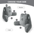 Yagamo Set 2, Reading Pillows for Bed Sitting Up of Adults and Teens Backrest with Arms, Velvet Back Support Pillows
