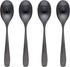 Cambridge 5011H7HCW02 Eliana Black Dinner Spoons, Set of 4