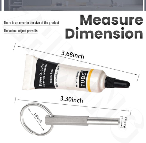 O-Ring Gasket Seal Set, Drainage Valve Brew/Security Tool Compatible with Jura Coffee Machines