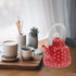 Luxshiny Enamel Stovetop Pour-Over Coffee and Tea Kettle, Small Boiling Water Pot, Camping Teapot