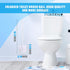 25 Mimorou Pcs White Toilet Brush, Bathroom Toilet Bowl Brush, Soft Bristle Long Handle Plastic Toilet Scrubber