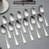 Dinner Spoons 12 Pieces, Stainless Steel 7.28inch Spoons, Easy to Clean, Dishwasher Safe