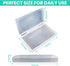 1-lb 11x6.5-Inch Iconikal Bacon Saver Deli Meat Storage Container Capacity Snap-Tight Clear Lid Dishwasher Safe