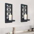 Set 2 Room.(15 x6 ZOLAPI of Candle Sconces, Farmhouse Accent Wall Sconce, Black Candle Holder Wall Decorations for Home