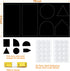 Portable Blackout Curtains (79" x 57"), 100% Portable Blackout Blinds for Any Window with Hook & Loop Tabs