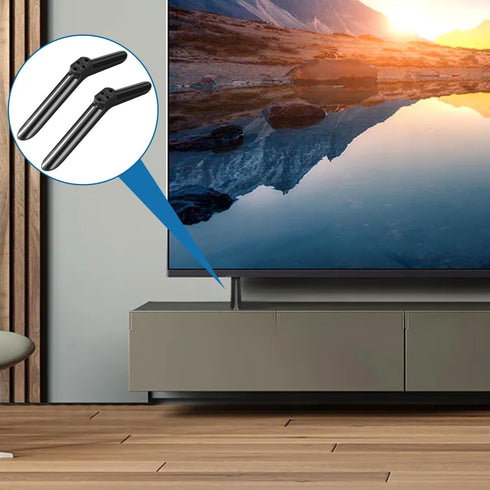 DOITOOL 40 Inch, Universal TV Legs with Screws, TV Stand Base for Smart TV TV Stand Legs Replacement, Easy Installation