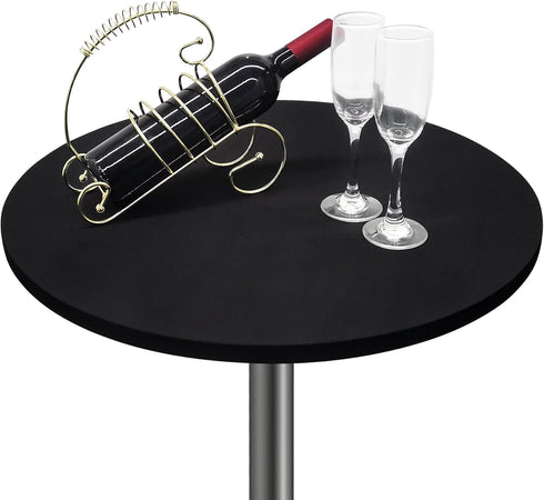 Small Round Fitted Table Cover Cocktail Table Topper Cap Elastic Tablecloth Stretch