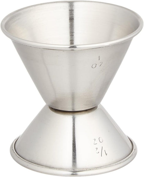 Winco Jiggers Steel 1/2 Ounce x 1 Ounce for Accurate Pouring
