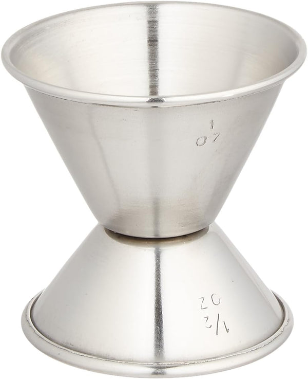 Winco Jiggers Steel 1/2 Ounce x 1 Ounce for Accurate Pouring
