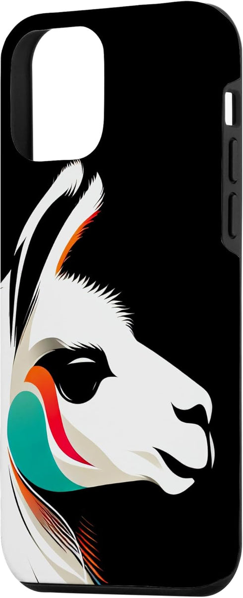 iPhone 12 mini llama Minimalist and Vibrant Style Christmas Birthday Case