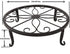 TYz Set 3 Metal Potted Plant Stand of (Black)