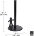 Countertop Umbra Buddy Paper Towel Holder, Black