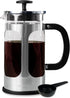 Farberware French Press Coffee Maker, 8 Cup Capacity, Stainless Steel Cold Brew Press, Borosilicate Glass