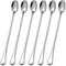 Long Handle Iced Tea Spoon, 9-inch Stainless Steel Cocktail Mixing Stirrers Spoon, Coffee Spoon, Ice Cream Spoon for