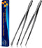JETKONG 2 Pcs 12-Inch Food Tweezer Tongs, Stainless Steel Kitchen Cooking Tweezers
