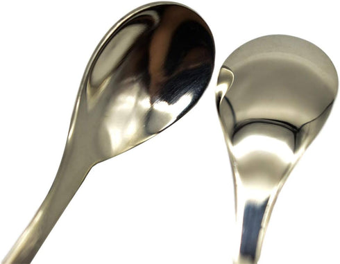 Maydahui 2PCS Flamingo Spoons - 5.1 Inch Animal Spoon, 18/10(304) Stainless Steel Dessert Spoon
