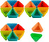 20pcs Triangle Muffin Cup Cupcake Liners, Silicone Cake Molds for Baking Mini Triangle Molds