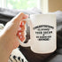 Congratulations on Pursuing Your Dream Coffee Mug - Funny Boss or Coworker Leaving Gift - Large 15oz White