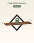 Set 3 TBJ03P3BF CHOEZON Floating Shelves for Wall, of Hanging Shelves, Wall Decor Display Shelves for Living Room