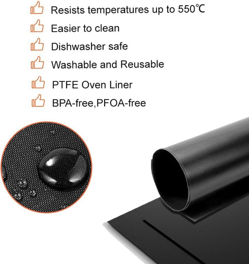 4 Pack Air Fryer Liners for Cuisinart Air Fryer, Cuisinart Convection Toaster Oven
