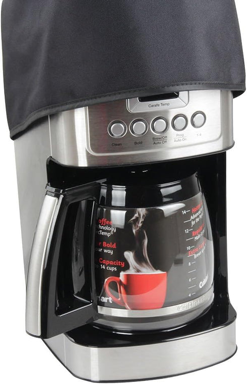 Hermitshell Dust Proof Cover - Soft Velvet Lining Fits Cuisinart DCC-3200AMZ / DCC-3400 14 Cup Programmable Coffeemaker