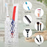 Tonxus Set, 11oz Set, Countertop Bathroom Toothbrush Holder Clear Glass Toothbrush Holder and Bathroom Tumbler Cup