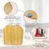 Sliding Mat for Kitchen Aid 4.5-5 Qt Stand Mixer - Includes Cord Organizer and Attachment Holder, Bamboo