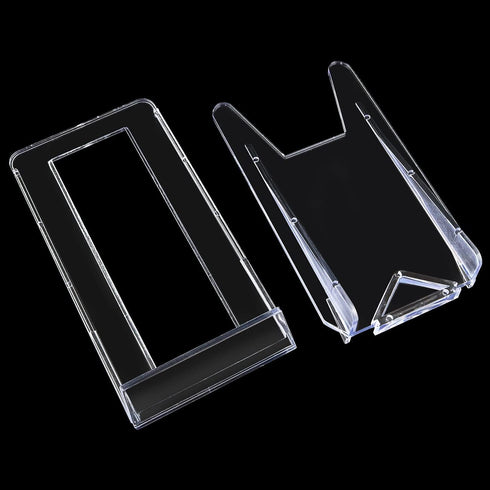 Acrylic Plate Stands FMHXG 3PCS Adjustable Clear Plastic Display Easel Holders