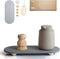 Instant Dry Sink Caddy Organizer - Water Absorbing Stone Tray for Kitchen Bathroom Countertop, Fast Drying