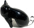 Handmade Mini 1.5" Blown Glass Cat Putitto Figurines, Collectible Dollhouse Gift Ideas