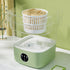 11L Portable Washing Machine with Foldable Design, 3 Cleaning Modes for Baby Clothes, Underwear, and Small Items (Blue)