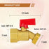 3/4 NPT3/4 GHT3/4 Hose Bib Outdoor Water Spigot, Female x Male Brass Outside Faucet, Water Hose Valve, Garden/Yard Hose