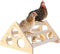 DsyysdS Wooden Chick Perch, Chick Stand Training Perch, Wood Chicken Roosting Bar for