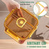 Tellshun Sliced Cheese Container with Airtight Lid for Mini Fridge BPA-Free Kitchen Plastic Storage Deli Cheese Slices