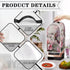 Hummingbird Floral Blender Dust Cover for Kitchen Stand Mixer or Coffee Maker, Polyester Dust Proof with Top Handle
