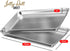 Eatex Aluminum Steel Cookie Sheet, 15” x 10” Baking Pan, Warp Resistant Cookie Sheets for Baking Nonstick, Durable Jelly Roll Pan, Durable Sheet Pans for Baking