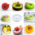 7 Inch Silicone Baking Molds, Fluted Tube Cake Pans, Non Stick Round Molds for Jello, Brownie - White