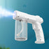 Generic Handheld Electric Nano Disinfection Spray with Blue Light Technology - Portable Atomizer for Home, Office