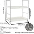 FSyueyun 2-Tier Bathroom Counter Organizer, Tool-Free Installation Vanity Makeup Tray Skincare Shelf Perfume Stand for Dresser Bathroom Organizers and Storage Countertop (Sliver) by FSyueyun