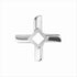 Replacement Meat Grinder Blade - Size #8, Universal Stainless Steel Blades for Meat Grinders - Grinding Accessories