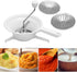 Multifunctional Manual Food Grinder Mixer - Salad Vegetable Fruit Blender with 3 Interchangeable Discs