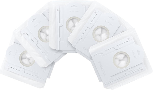 SAMSUNG Clean Station Dust Bags, Pack of 5 Replacement Bags for Jet Stick Cordless Vacuum Cleaners, Grey