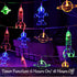 16.4FT 30 Fielegen LED Children's Room LED String Light Astronaut Spaceship Rocket Pendants Outer Space Theme Holiday