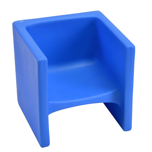 Children's Factory 3-in-1 Cube Chair for Kids, Flexible Seating Classroom Furniture, 1-Pack,