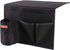 Bedside Storage Organizer - Caddy for Remotes, Phone, Glasses with 4 Pockets in Black