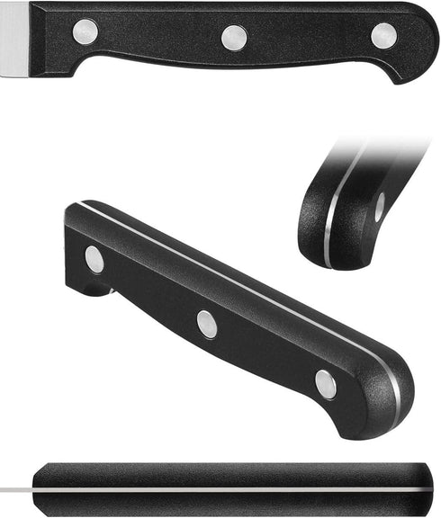 Kitchen Knife Set, 3-Pcs with Sheath, 8 Inch Chef Knife, 4.5 Inch Utility Knife, 4 Inch Paring Knife, Stainless Steel