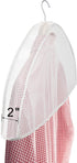 Zilink Shoulder Covers for Clothes - Set of 15 Breathable Garment Dust Protectors with 2" Gusset for Storage
