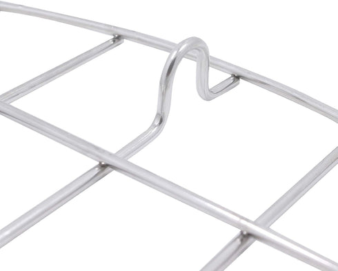 TamBee 1PC Wire Broiling Rack, Roasting Rack, Baking Rack, Cooking Cooling for Oven, Stainless Steel Oval Steamer Rack